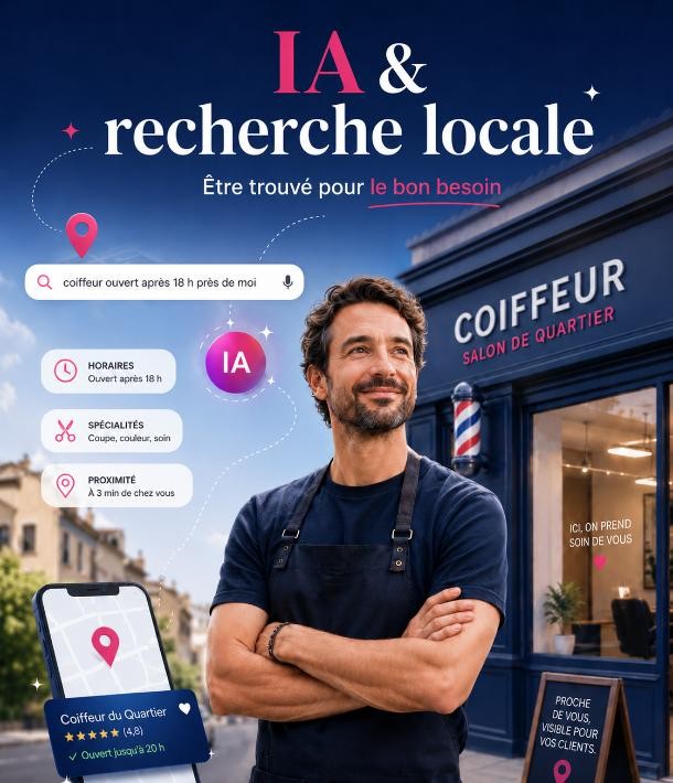 Avec l’IA, la recherche locale change : êtes-vous visible quand un client décrit son besoin ?
