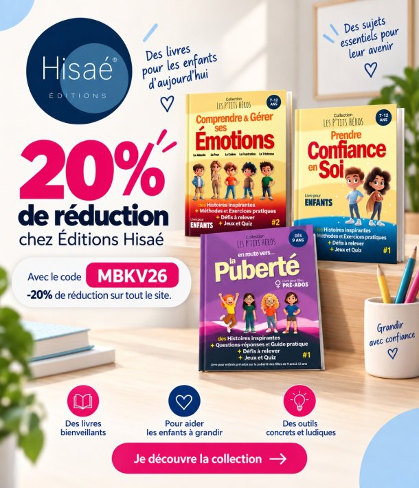 20% de réduction chez Éditions Hisaé