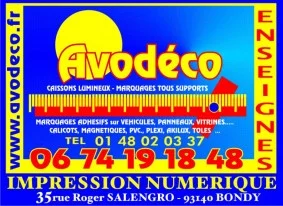 Avodéco Enseignes à Bondy