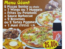 Menu G&eacute;ant