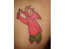 Tatouage patrick l'etoile de mer à Fontenay-sous-Bois