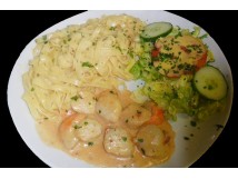 Noix de St Jacques &agrave; la cr&egrave;me