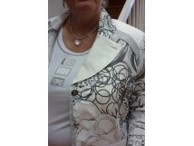 Veste lin coton Pause caf&eacute;