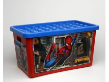 Grand coffre &agrave; jouet Spider-man