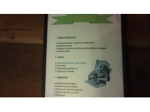 Menu a 15&euro;