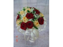 Bouquet rond mari&eacute;