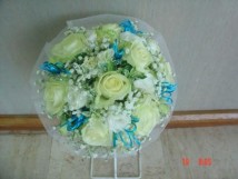 Bouquet rond mari&eacute;