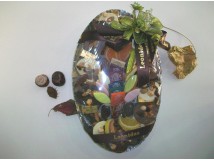 Coupe ovale argent&eacute;e 600 g