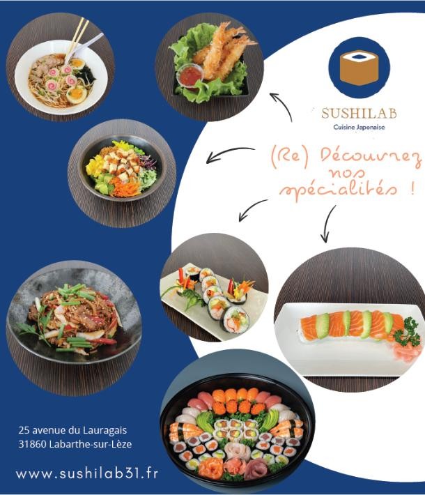 Sushilab : un voyage au cœur de la cuisine japonaise ! à Labarthe-sur-Lèze