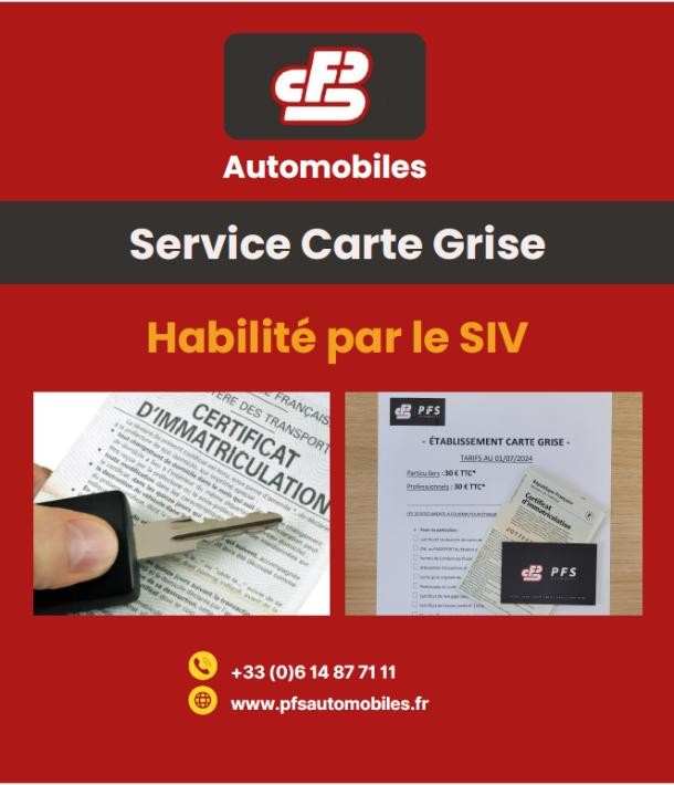 Service Carte-grise rapide et fiable chez PFS Automobiles !