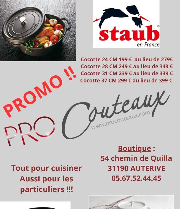 PROMO STAUB !!!