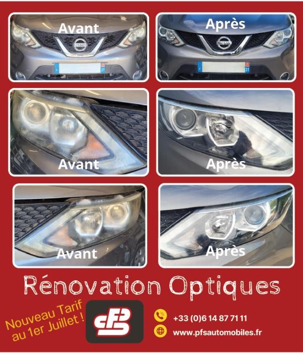 Faites rénover les optiques de vos véhicules avant l