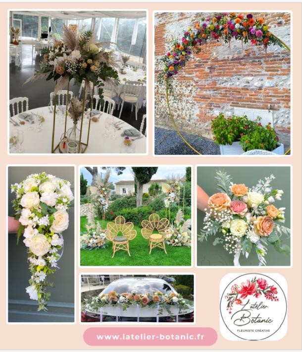L’Atelier Botanic, votre fleuriste pour un mariage inoubliable !