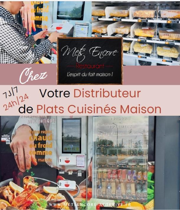 Un distributeur de plats cuisinés maison accessible 24h/24 !