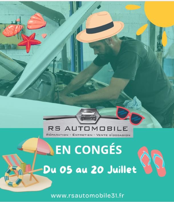 RS Automobile : fermeture estivale du garage !
