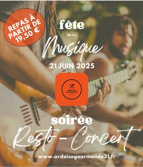 Soirée Resto-Concert spéciale fête de la musique !