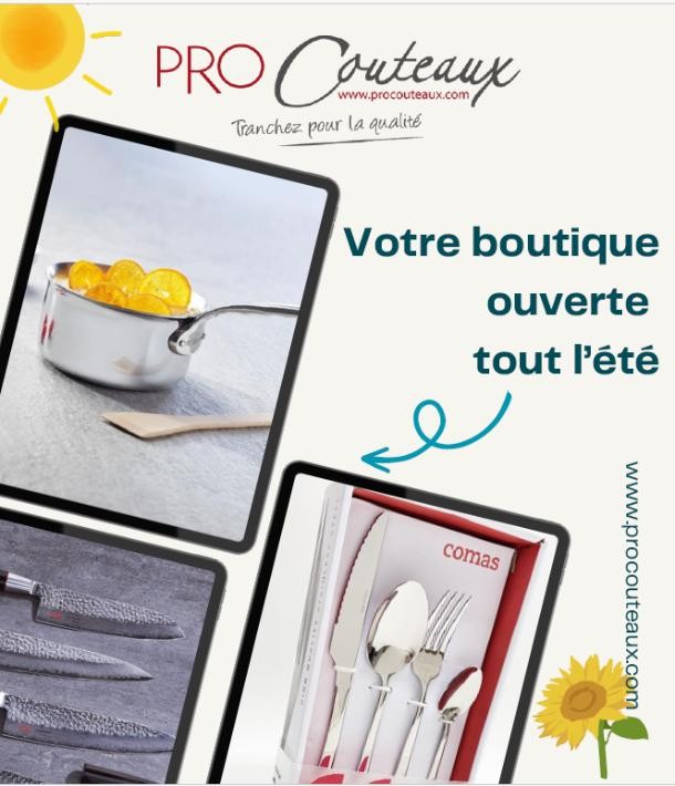ProCouteaux , votre boutique reste ouverte tout l