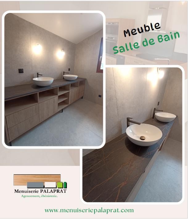 Un meuble de salle de bain sur mesure alliant esthétique et durabilité