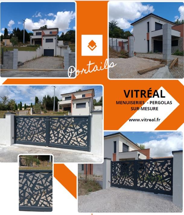 Vitréal installe deux portails aluminium de fabrication française !