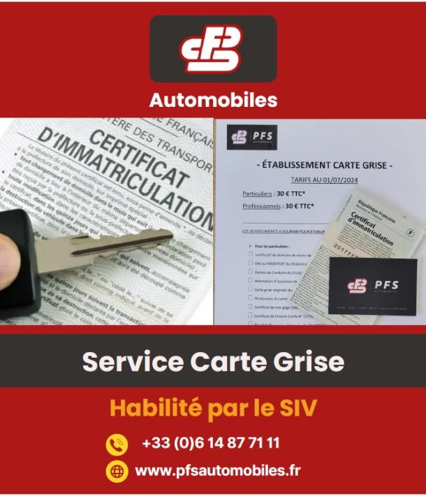 PFS Automobiles : votre service carte grise simplifié !