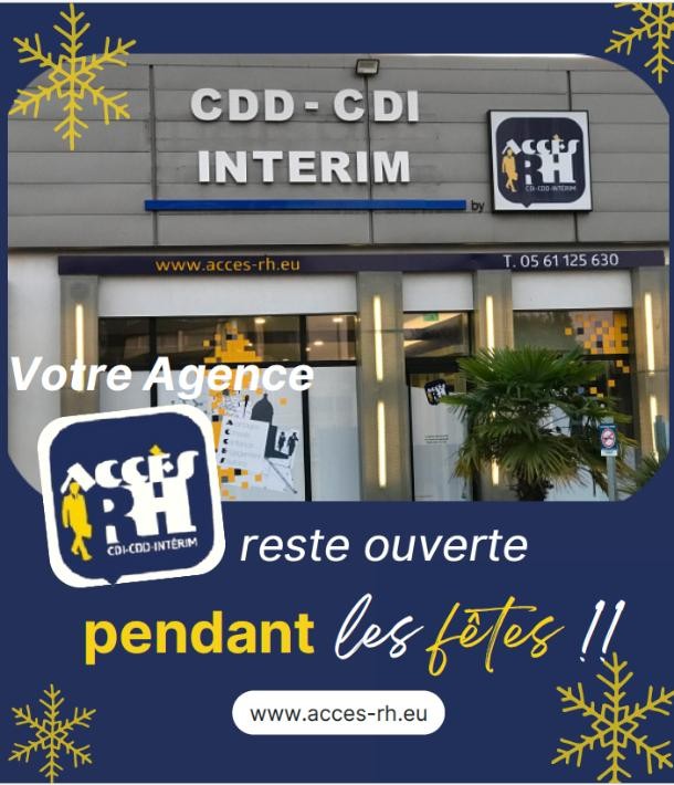 Accès RH reste ouvert pendant les fêtes !