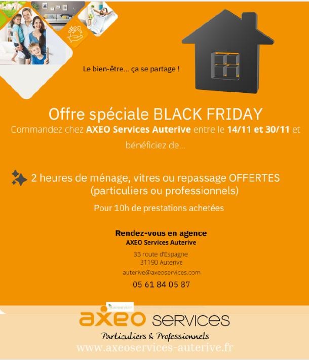 Black Friday exceptionnel chez Axeo Services !