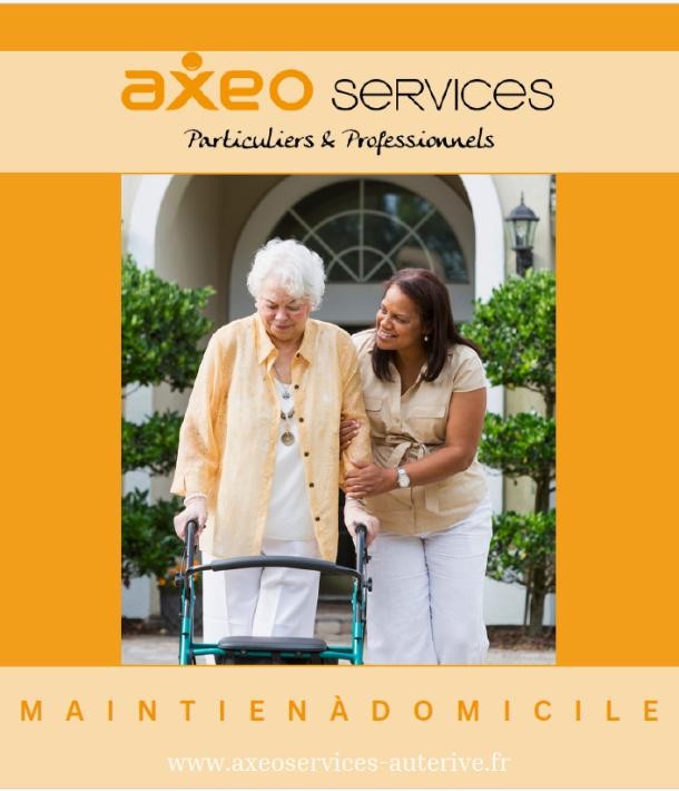 Maintien à domicile sur mesure avec Axeo Services !