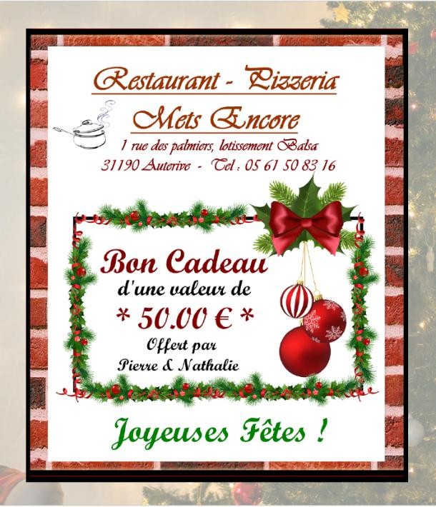 Bons cadeaux Mets Encore : une idée gourmande pour les fêtes !