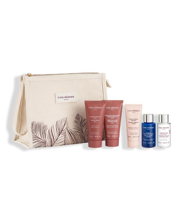 NOËL - Trousses de Voyage cinq mondes & Soin Visage aux 5 Fleurs de Bali 50mn