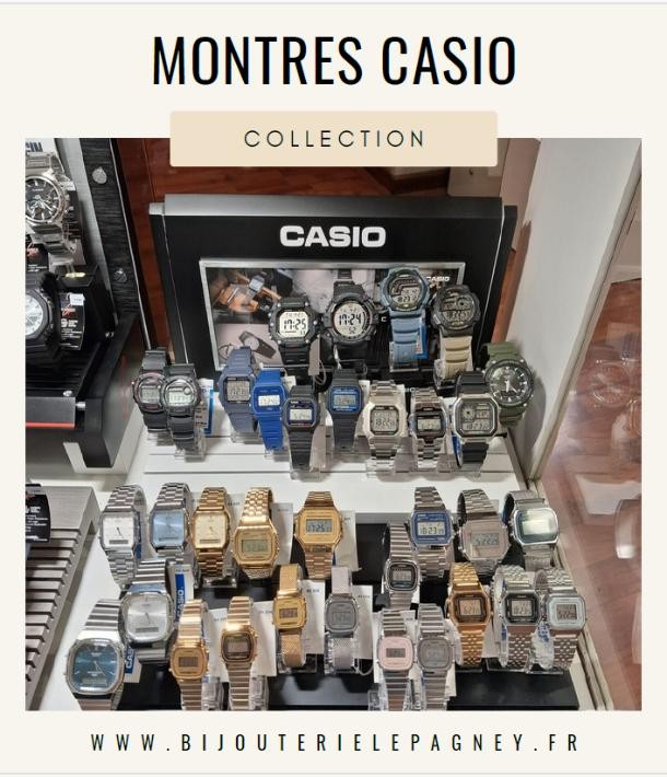 Découvrez la collection de montres Casio !