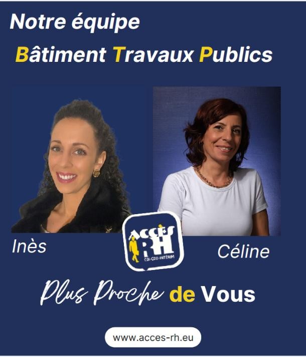 Notre équipe BTP chez Accès RH