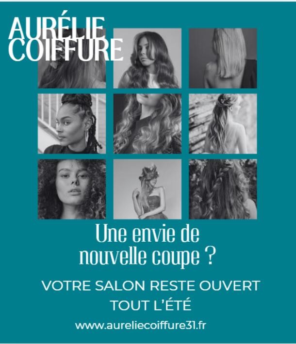 Votre salon de coiffure ouvert tout l’été !