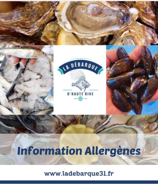 La Débarque d’Haute Rive informe sur ses allergènes