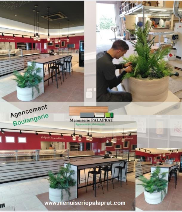 Menuiserie Palaprat : une réalisation sur mesure pour une boulangerie à Carmaux
