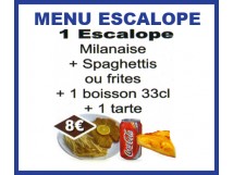 Menu Escalope Sp&eacute;cial Midi