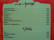 Les app&eacute;ritifs