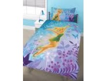 Housse de couette f&eacute;e clochette 140x200 