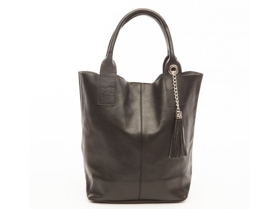 cabas-pompon-cuir-grainac-noir-20894