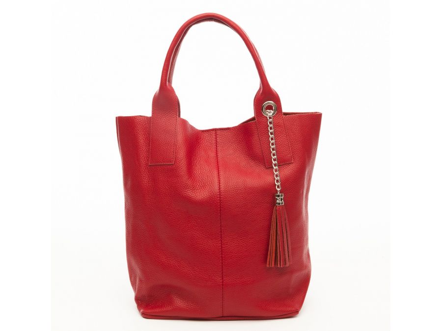 cabas-pompon-cuir-grainac-rouge-20895