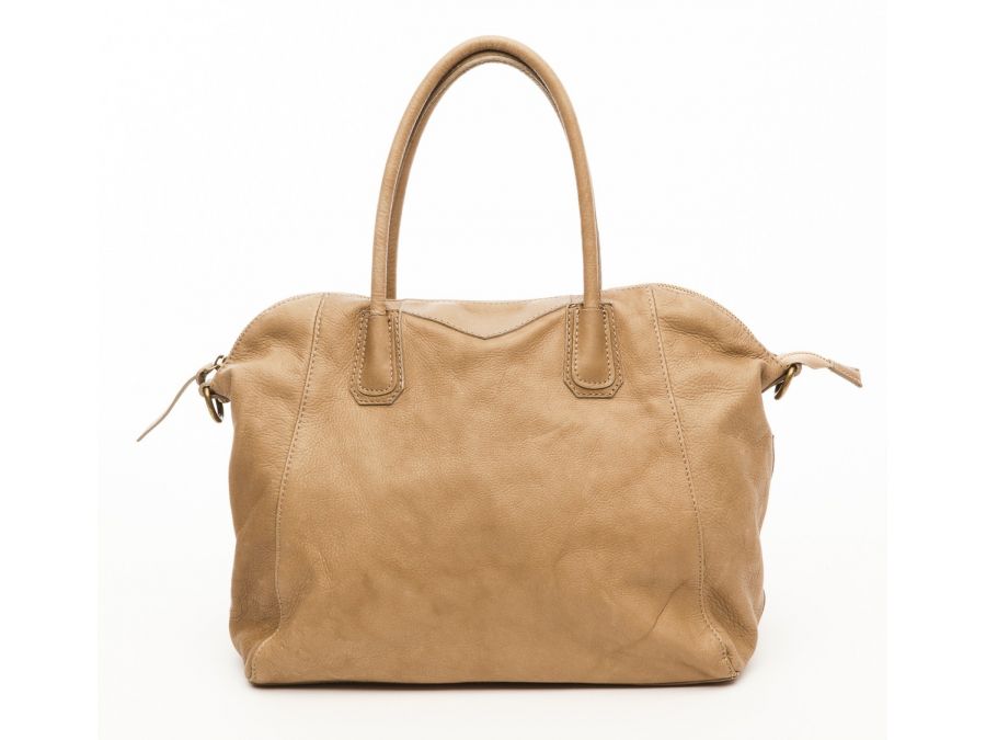 Sac cuir souple TAUPE