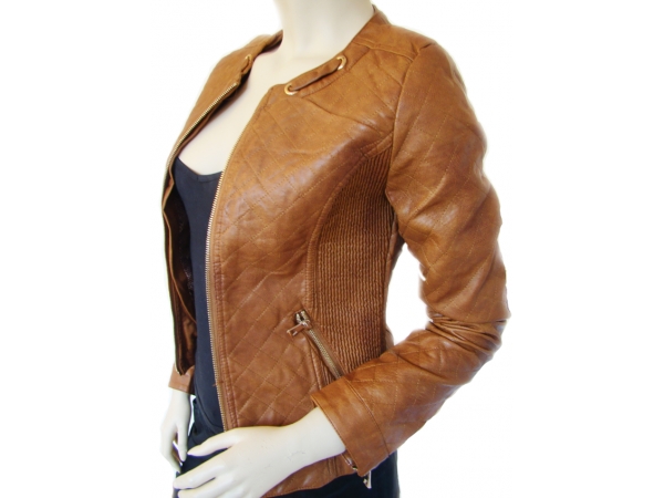 Veste matelassé marron à Saint-Maur-des-Fossés