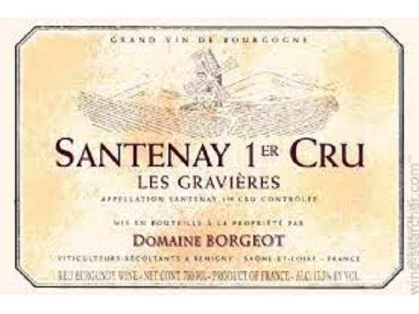 SANTENAY 1er CRU ROUGE-Domaine Borgeot