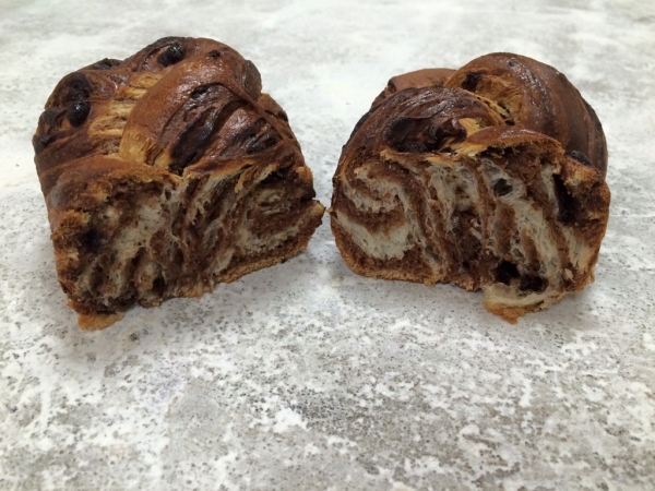 Brioche marbr&eacute;e