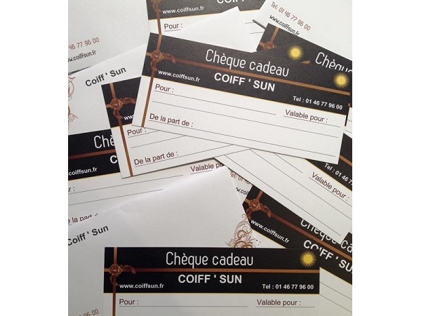 Ch&eacute;que cadeau