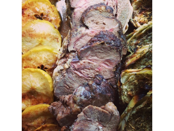 R&ocirc;ti de Veau au Fenouil brais&eacute;