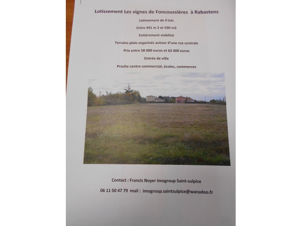 Projet lotissement Rabastens