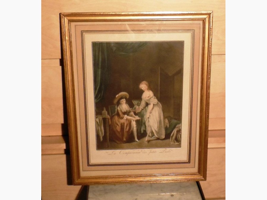 Gravure de style XVIII ème