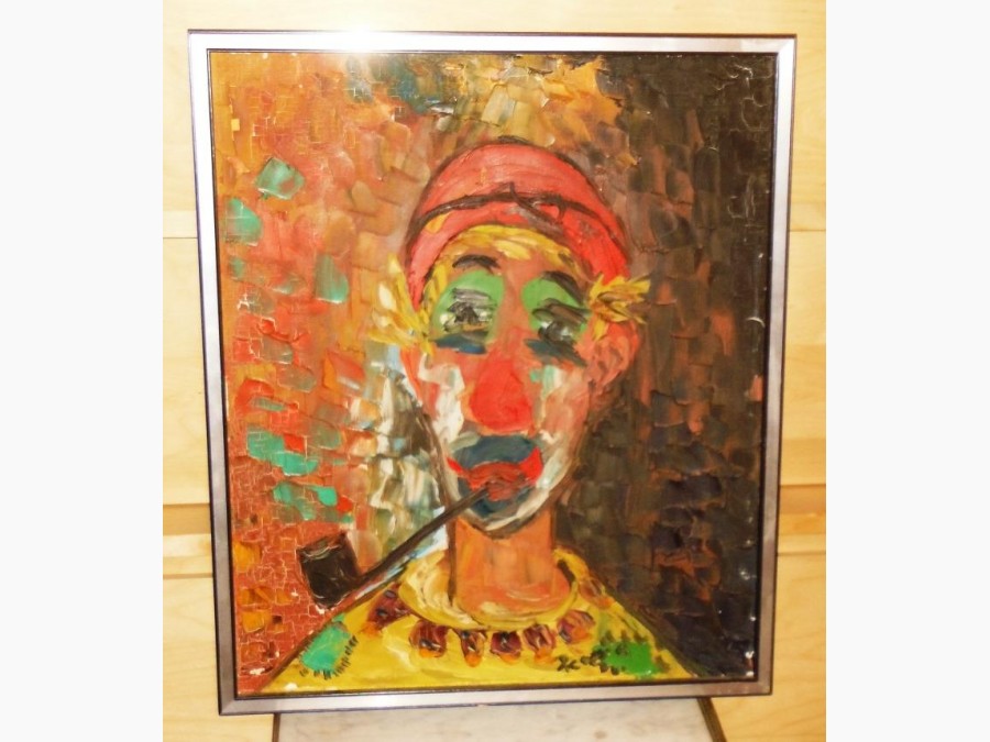 Huile sur panneau