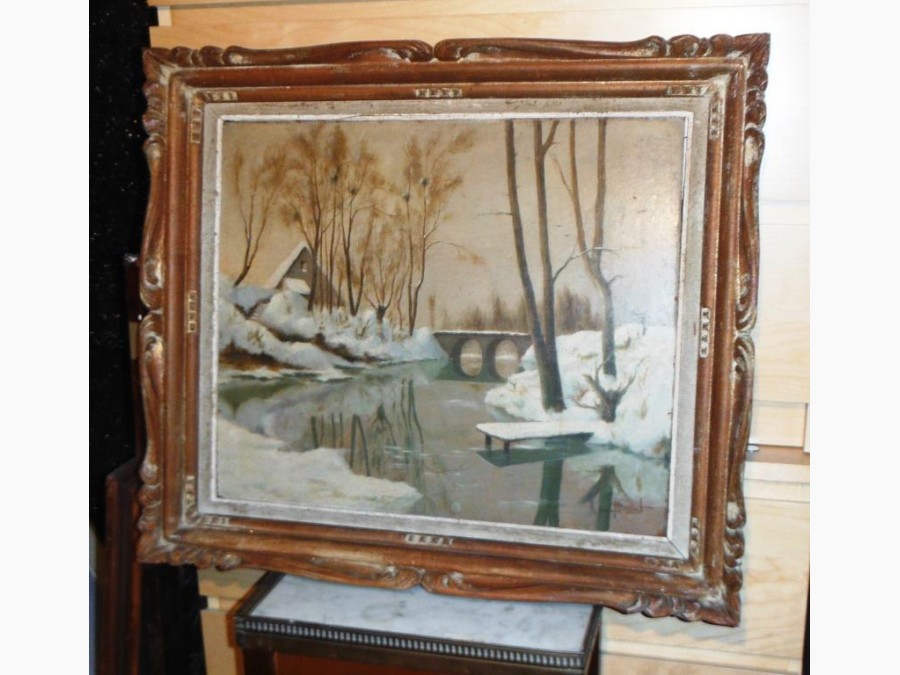 Huile sur panneau