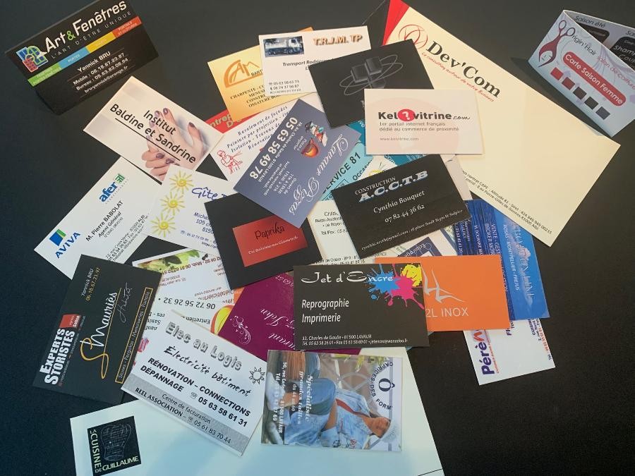 Carte de visite, carte de correspondance